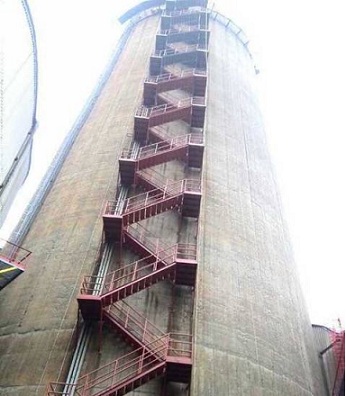 蚌埠烟囱折梯安装施工技术工艺-怀化