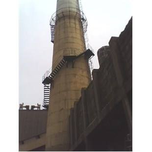 锦州烟囱安装转梯平台安全防护措施