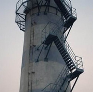 青岛烟囱之字梯安装施工流程是怎样的呢