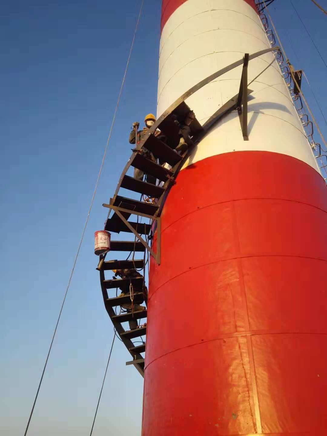 乌鲁木齐烟囱转梯安装对于技术的要求有哪些-青岛
