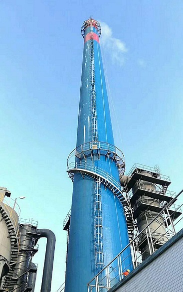 锦州烟囱安装旋转梯的作用-瓦房店