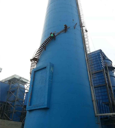 乌鲁木齐烟囱安装旋转梯技术质量及材质要求有哪些？