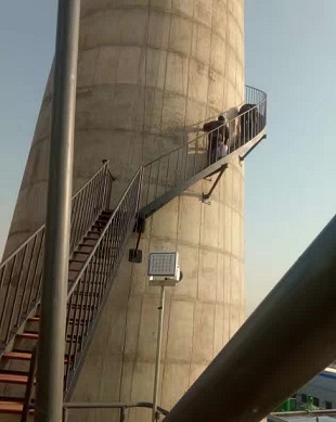 青岛烟囱旋转梯安装施工组织