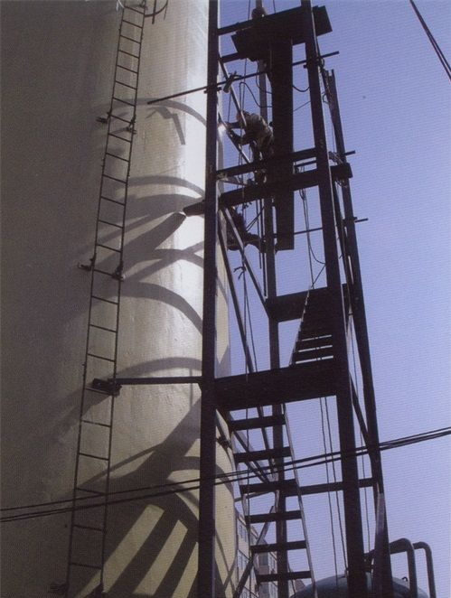 哈尔滨烟囱安装折梯操作方法如下