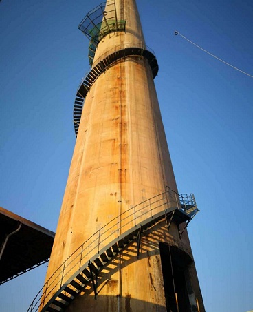 杭州烟囱旋转梯安装技术