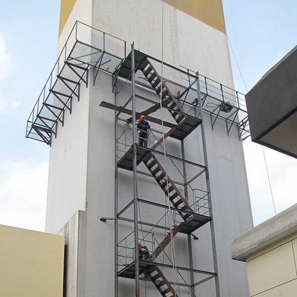 蚌埠烟囱安装钢楼梯制作安装