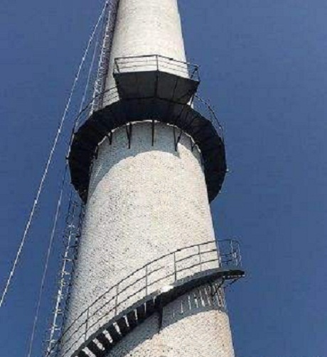 拉萨烟囱旋转梯安装技术-兰州