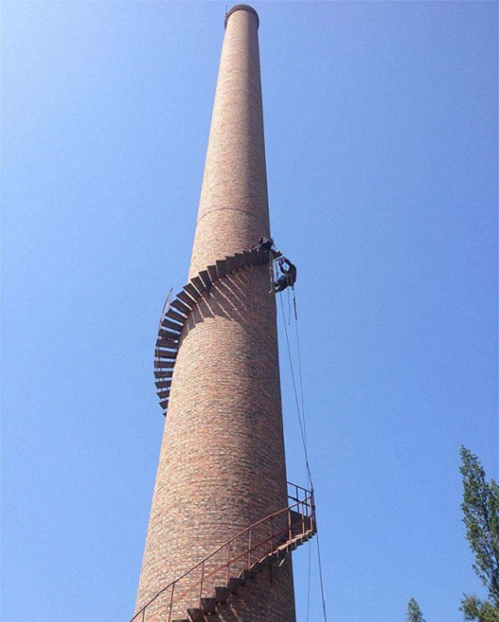 石家庄烟囱安装旋转梯作业技能办法