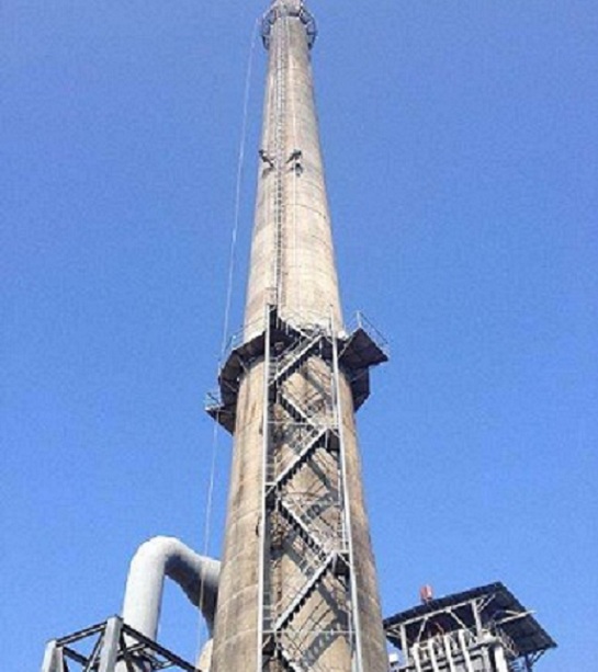 杭州烟囱旋转梯安装-施工精湛