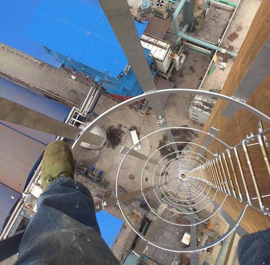 长沙烟囱爬梯安装加固维修施工技术方案