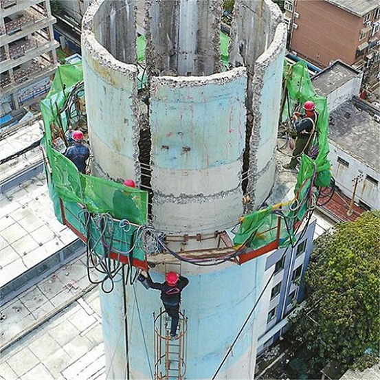 漳平烟囱人工拆除公司精选厂家 实地价格